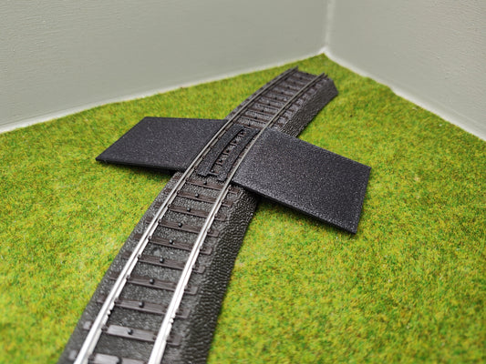 H0 Bahnübergang für das gebogene Märklin C-Gleis - 50x40mm